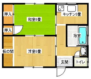 山梨県甲府市住吉2【一戸建】の間取り