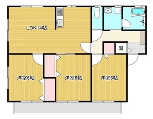 アーバンクレストI・II【1階】の間取り
