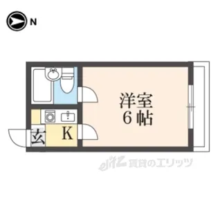 コーポ諏訪西大寺【3階】の間取り