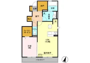 匠乃館(たくみのやかた)B棟【1階】の間取り