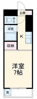 あさひハイツ108【3階】の間取り