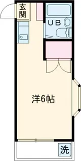 ハイツみゆき【2階】の間取り