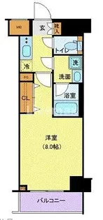 ジェノヴィア墨田文花スカイガーデン【1階】の間取り