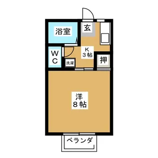 レジデンスAQ【1階】の間取り