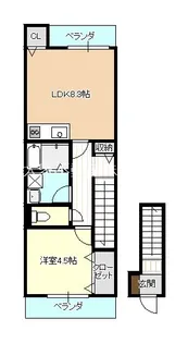 エターナルレジデンス久山台 A【2階】の間取り