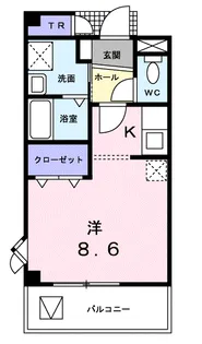 アムール青木【3階】の間取り