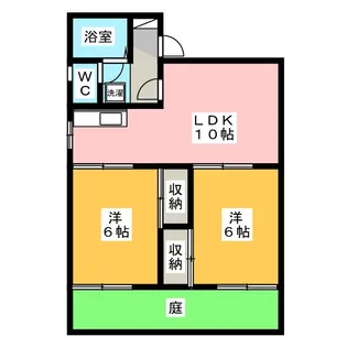 Crescent House【1階】の間取り