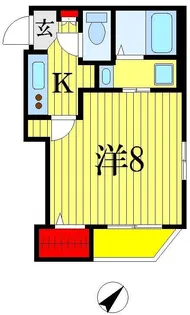 ブライトヒルズ新宿【4階】の間取り