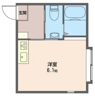 アザーレ栗谷【2階】の間取り