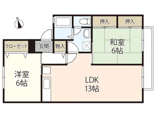 メゾンリラ【2階】の間取り