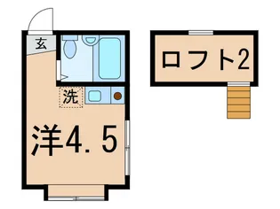 アミ-ル東大前【2階】の間取り