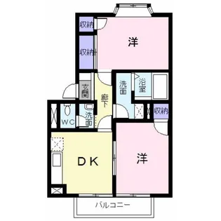 コータコートII【2階】の間取り