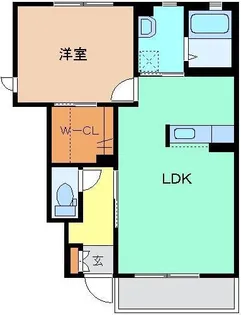 アンソレイユ(ShaMaison)B【1階】の間取り