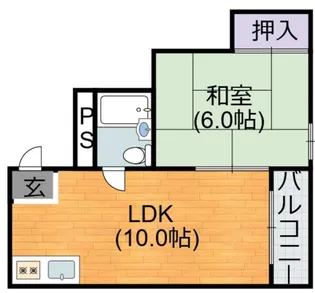 大阪府大阪市平野区加美東7【マンション】の間取り