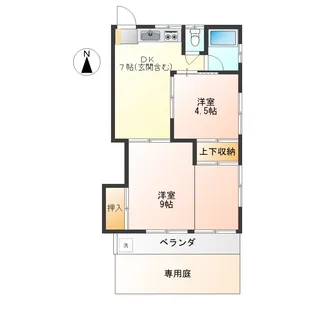 グリーンハイツ【1階】の間取り