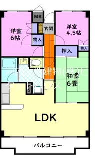 グランビアツムラ【5階】の間取り