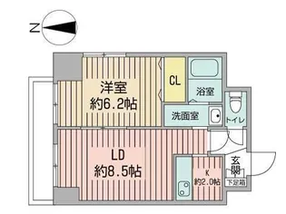 Helm21【7階】の間取り