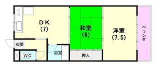 コーポ梅田【3階】の間取り