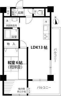 クロープ双葉【3階】の間取り
