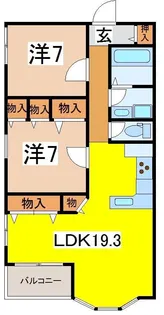 メープルガーデン【2階】の間取り