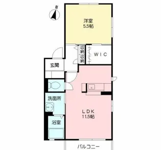 パレス・グローリーK&K【2階】の間取り