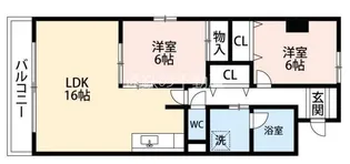 シティプラザ浜松【1階】の間取り