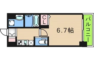 1Kの間取り画像