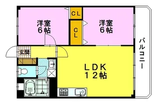 サンコーポ【3階】の間取り