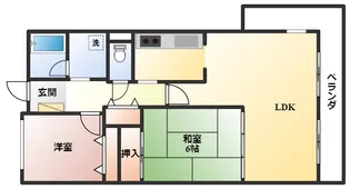 ヴィレッジバンブー【4階】の間取り
