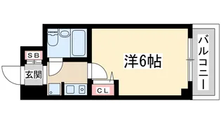 エスリード北大阪【7階】の間取り