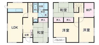 静岡県浜松市中央区蜆塚3【一戸建】の間取り