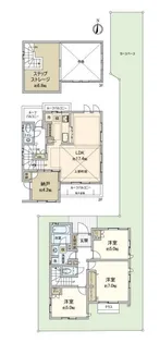 東京都国分寺市光町2【一戸建】の間取り