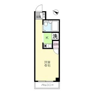 クールバレー南馬込【2階】の間取り