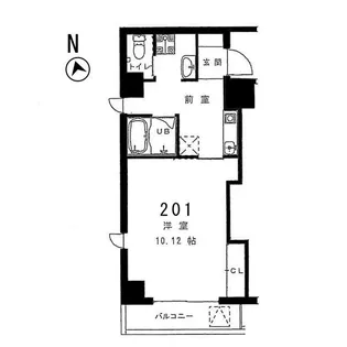 東京都中野区本町4【マンション】の間取り