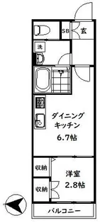 東京都練馬区豊玉南3【アパート】の間取り