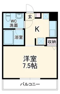 あい蘭道 参番館【3階】の間取り