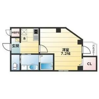 エヌエムスワサントキャトルズ【1階】の間取り