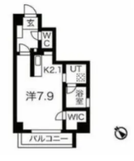 グリューネ白山【3階】の間取り