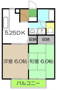 ウイング神田 B棟【2階】の間取り