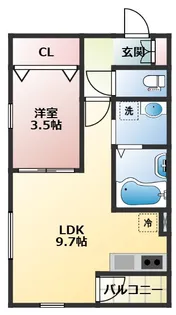 神奈川県横浜市港北区綱島東4【マンション】の間取り