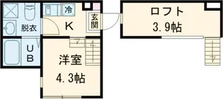 テラス金町【1階】の間取り