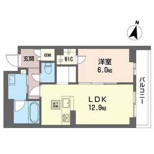 グレースゴンゲン【1階】の間取り