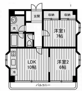 プルミエール清洲【6階】の間取り