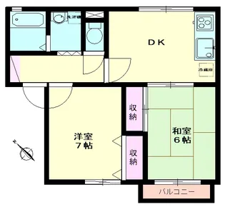 アムール【2階】の間取り
