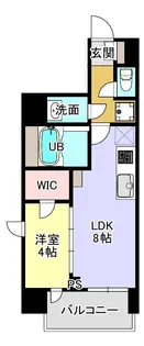 1LDKの間取り画像