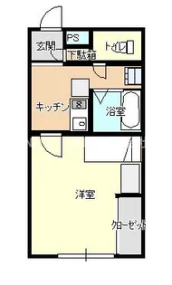 1Kの間取り画像