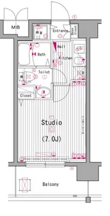 ガーラ横濱南【5階】の間取り