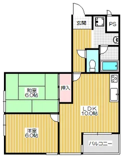 ナヴィール岩船【5階】の間取り
