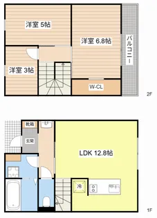 レガート【1階】の間取り