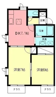 神奈川県相模原市緑区東橋本1【アパート】の間取り